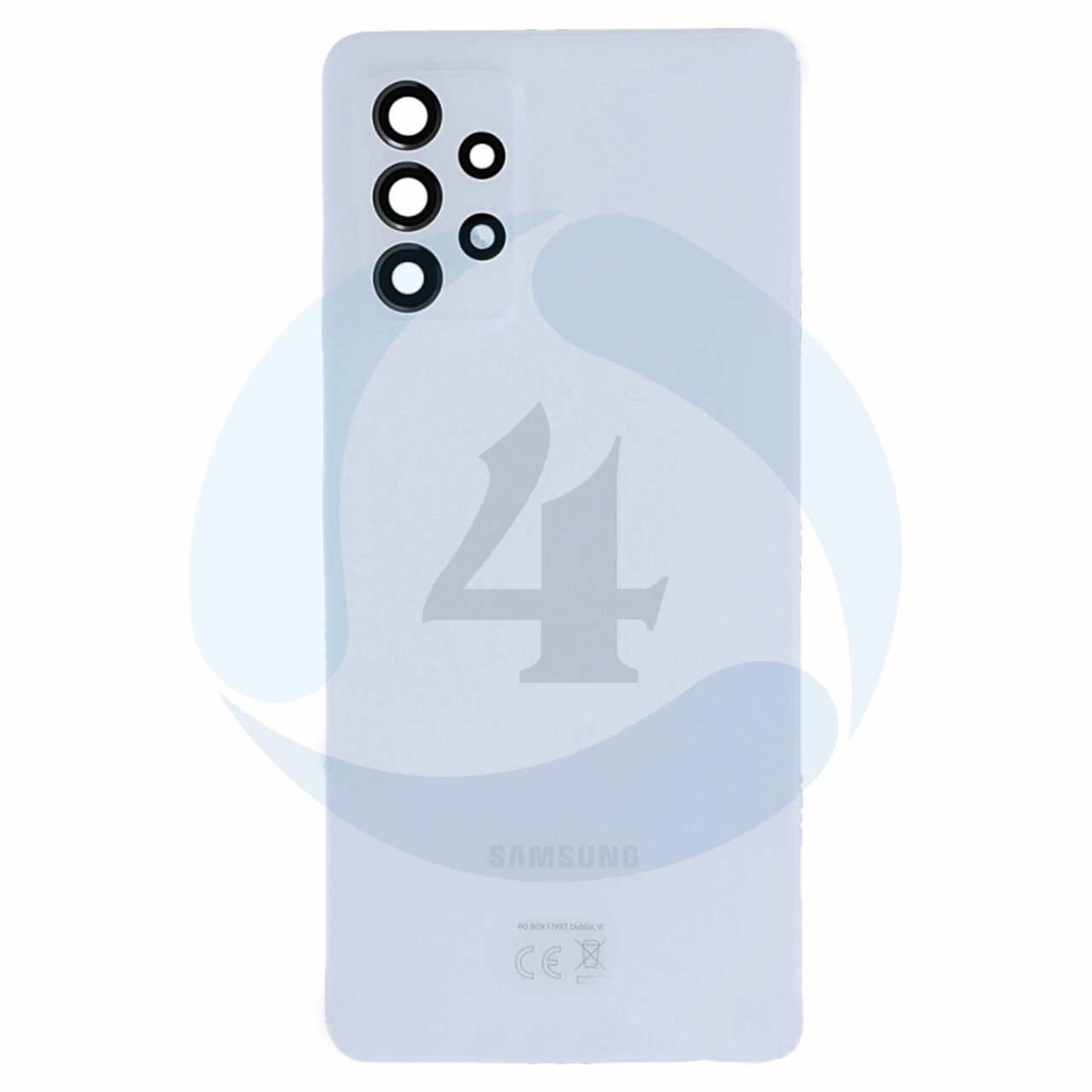 Samsung galaxy a72 sm a725f sm a726b battery cover awesome purple gh82 25448a