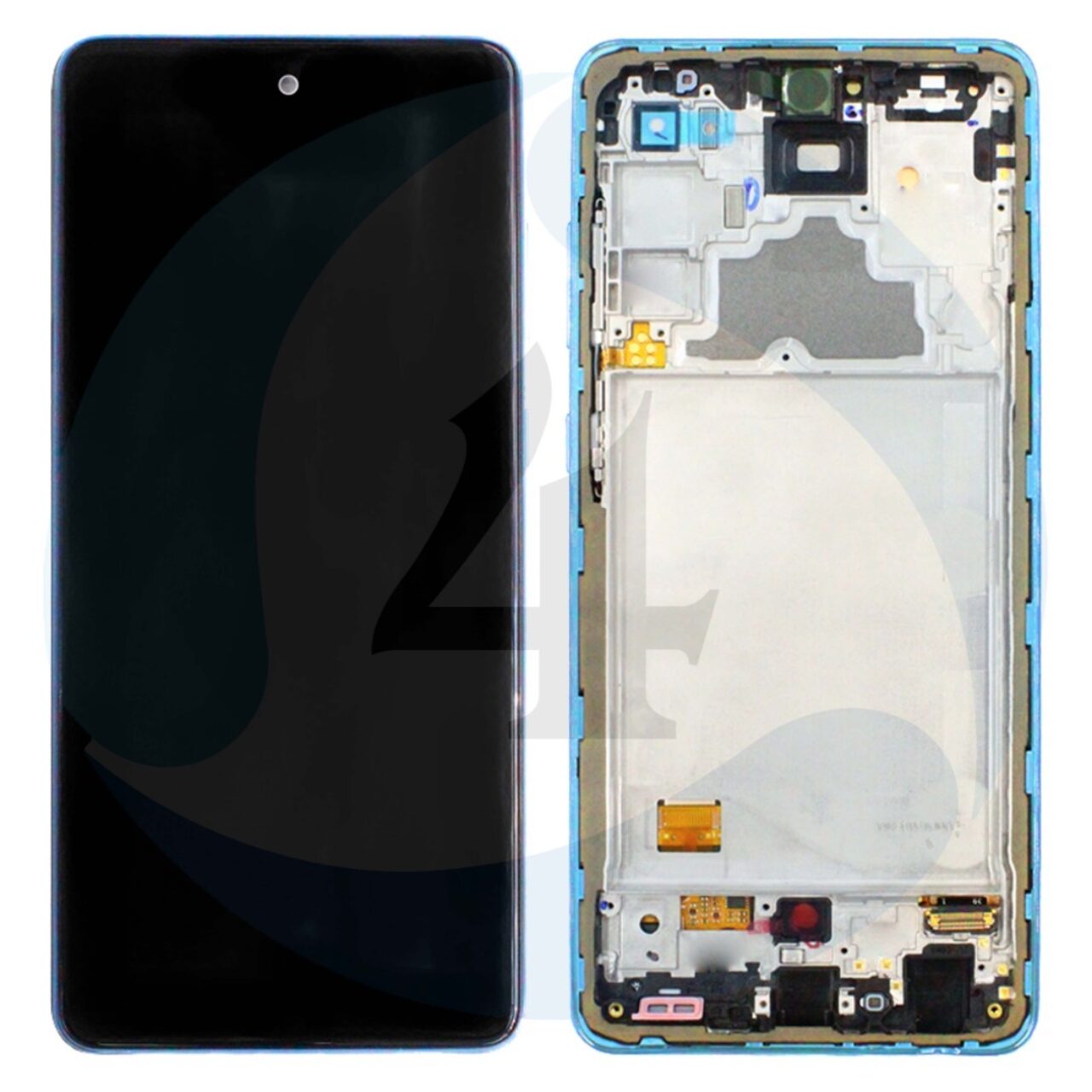 LCD Service Pack Blue For Samsung Galaxy A72 SM A725 No battery GH82 25460 B