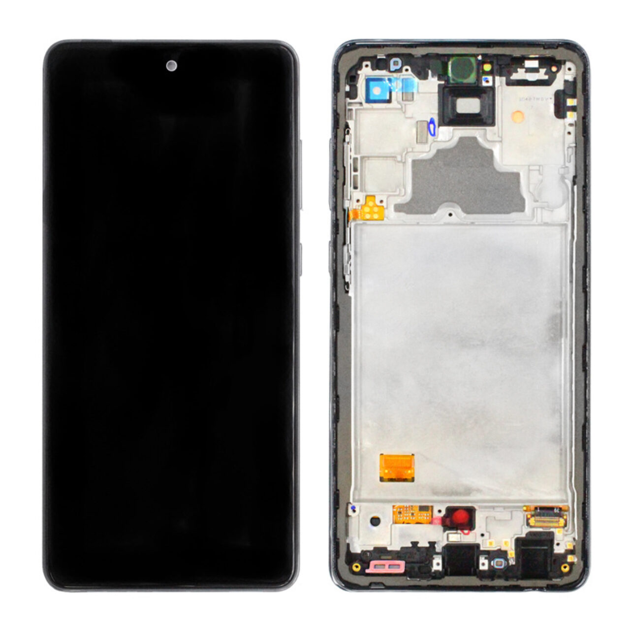 Samsung Galaxy A72 LCD display screen zwart service pack no battery GH82 25460 A