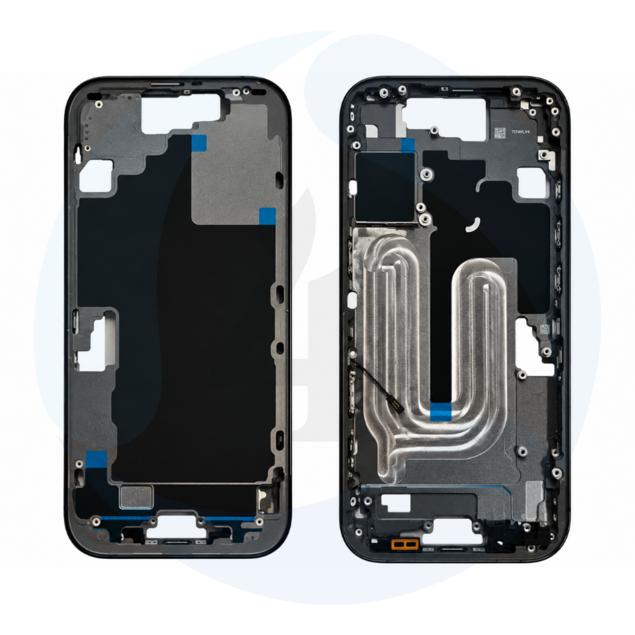 Middle Frame Black For i Phone 17