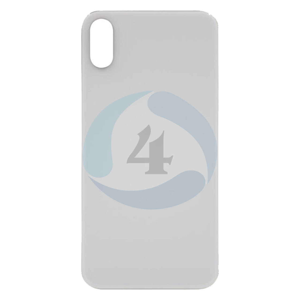 For Apple iphone xs max backcover glas White