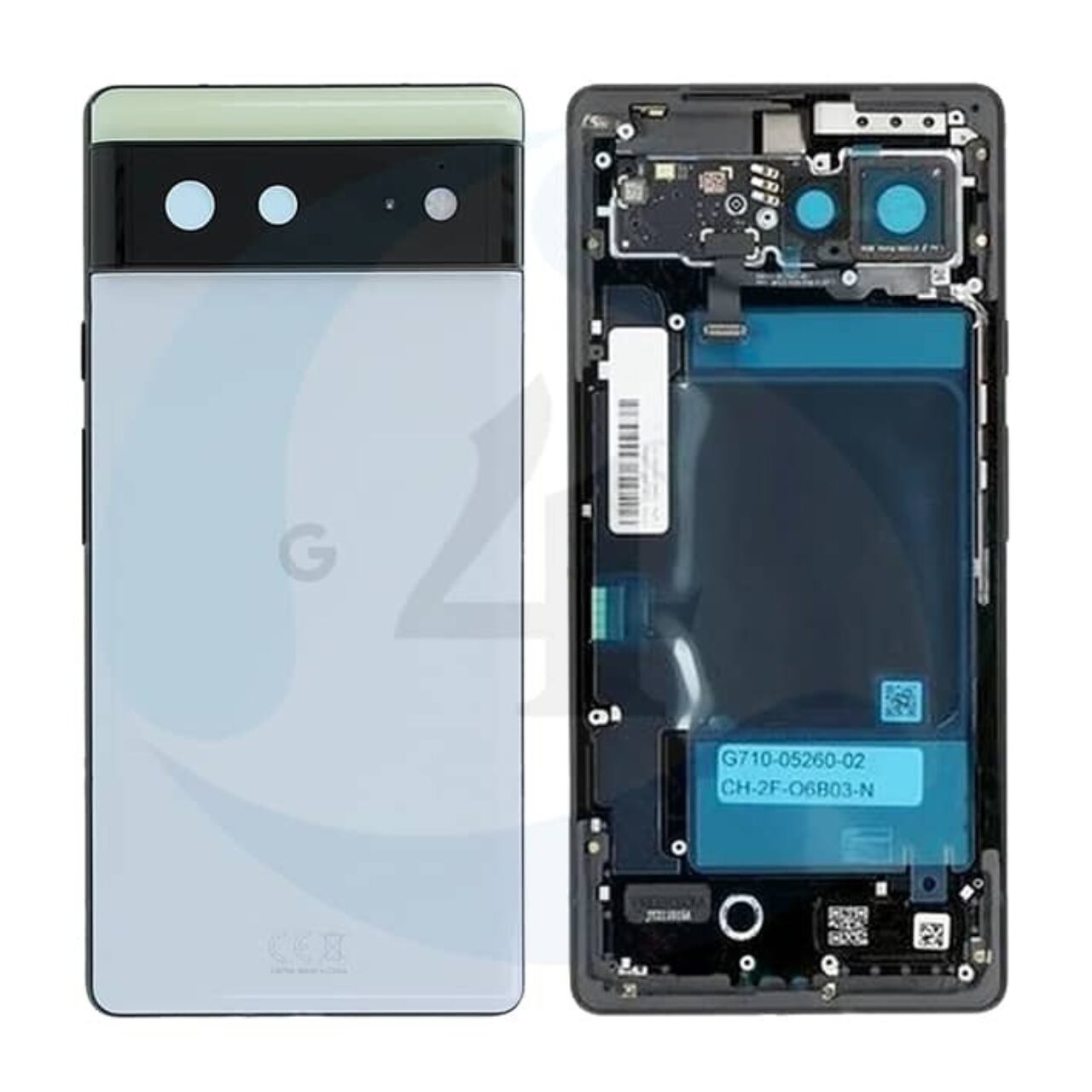 Backcover Sorta Seafoam Service Pack Google Pixel 6