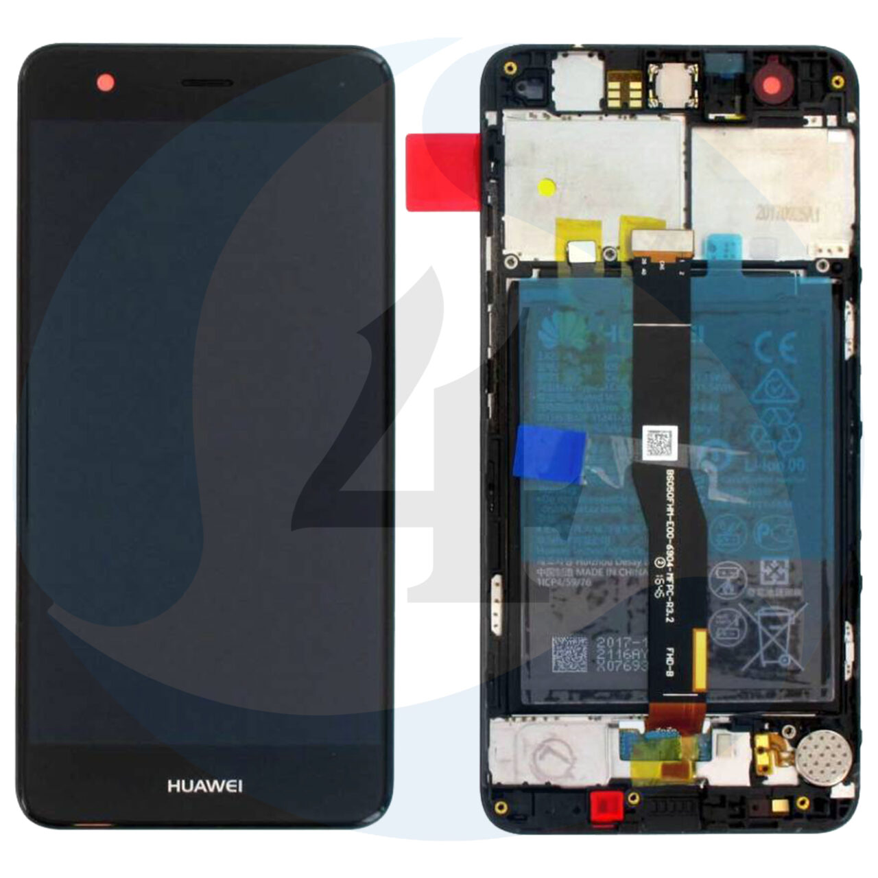 02351 CKD huawei nova lcd black servicepack display scherm