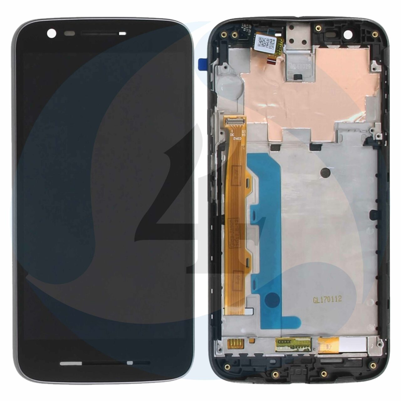 Motorola moto e3 xt1700 display module frontcoverlcddigitizer black display digitizer touchpanel incl frontcover