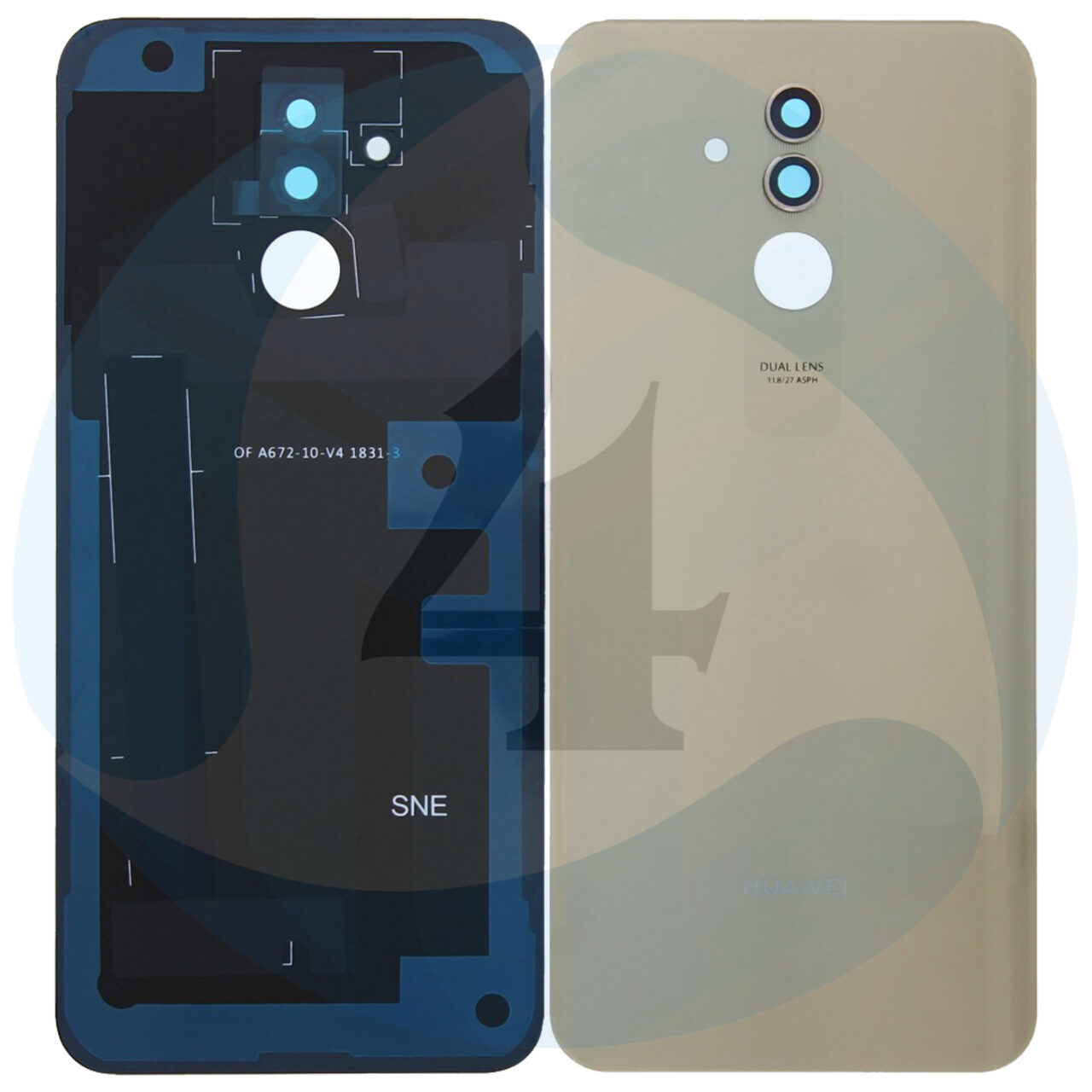 Huawei Mate 20 Lite SNE LX1 SNE L21 Battery Cover Platinum Gold