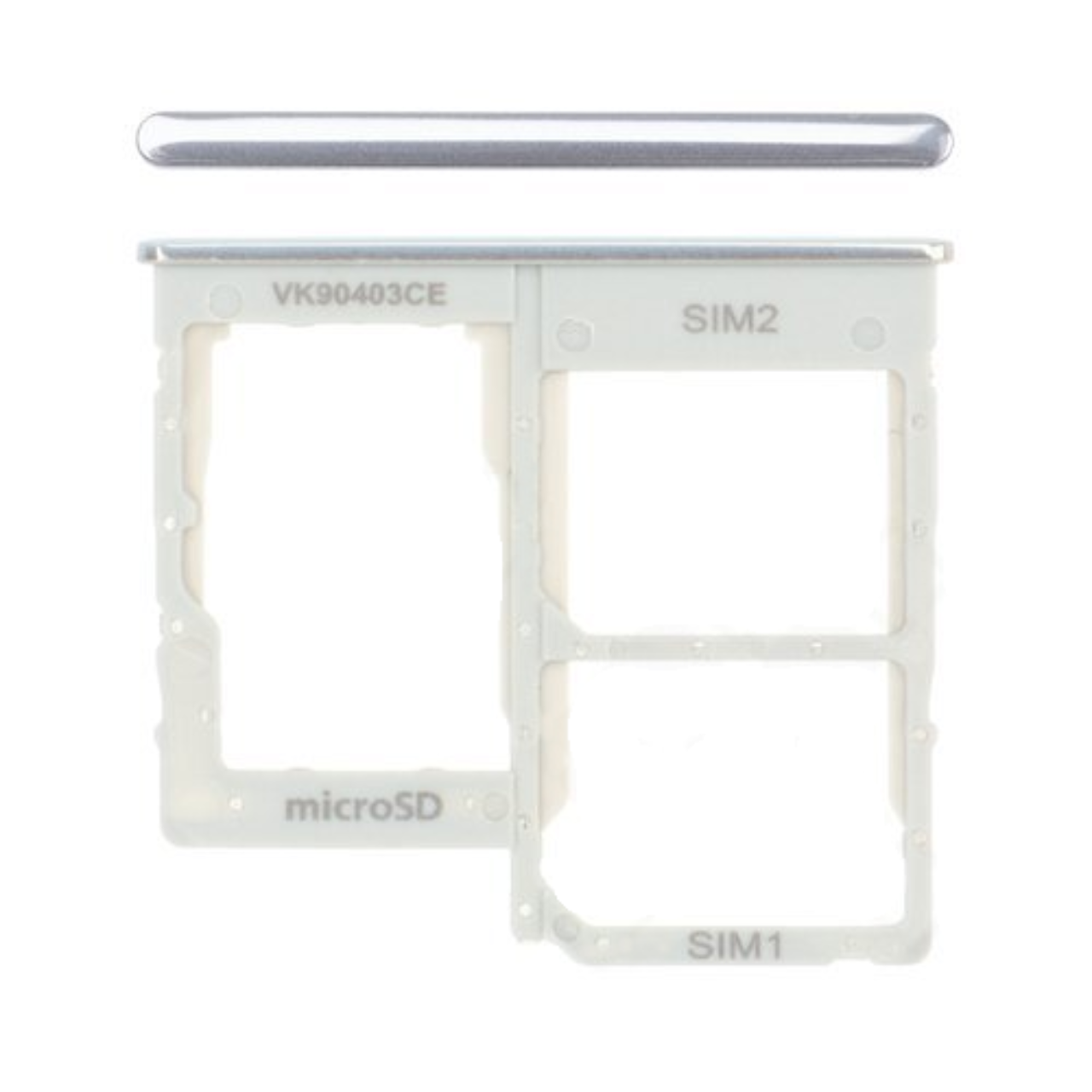 Samsung Galaxy A405 A40 Sim tray White