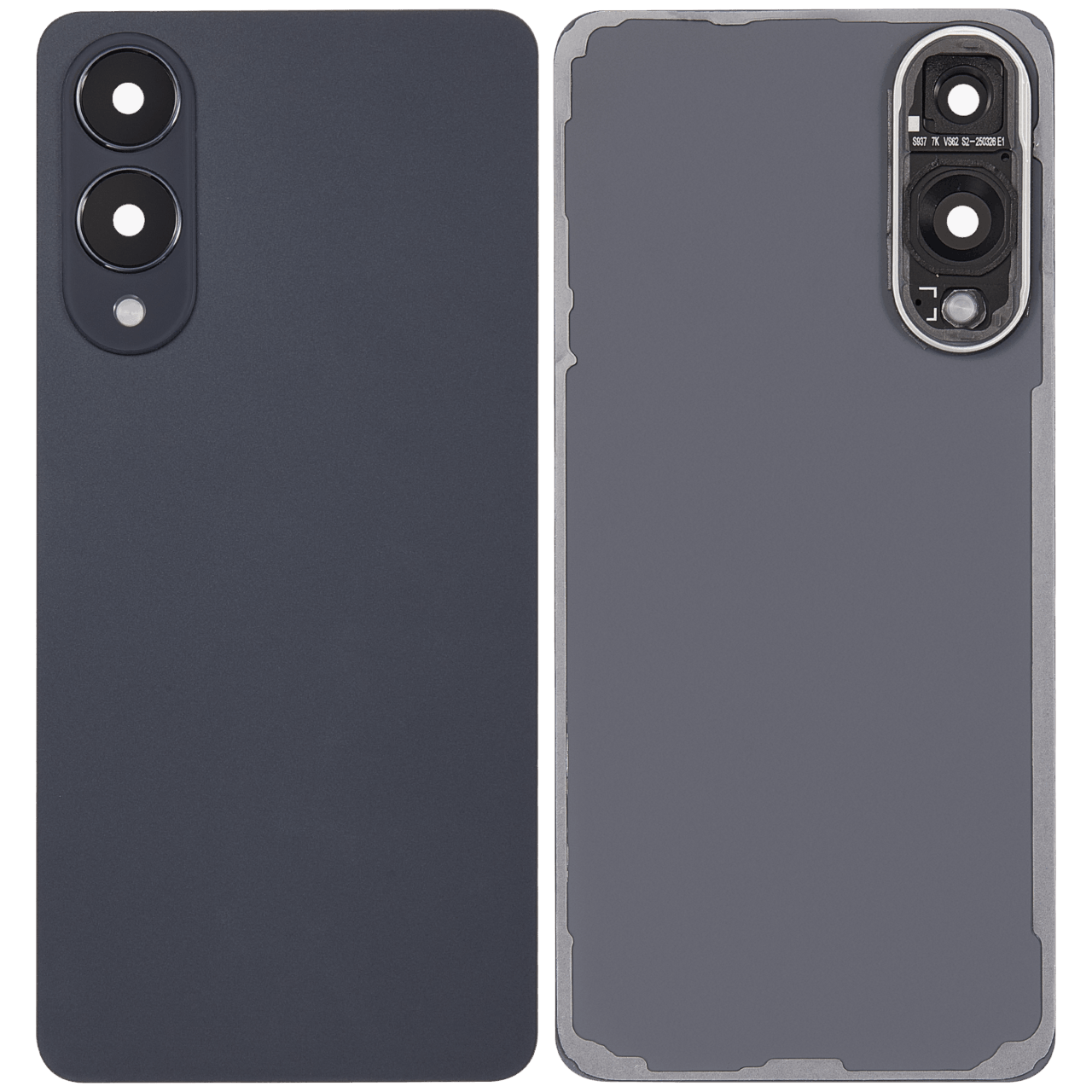 Backcover Pulled Titanium Jetblack For Sam S25 Edge S937