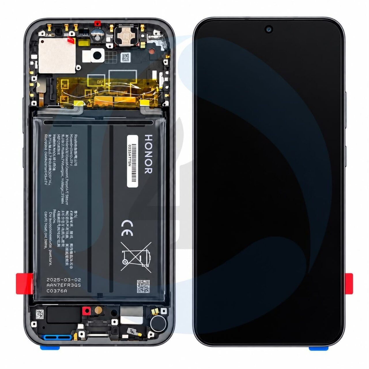 Display Battery Service Pack Black Honor 600