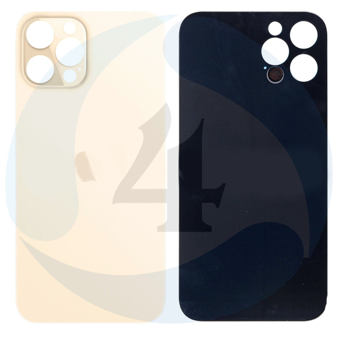 Apple replacement for iphone 12 pro max back cover gold 1