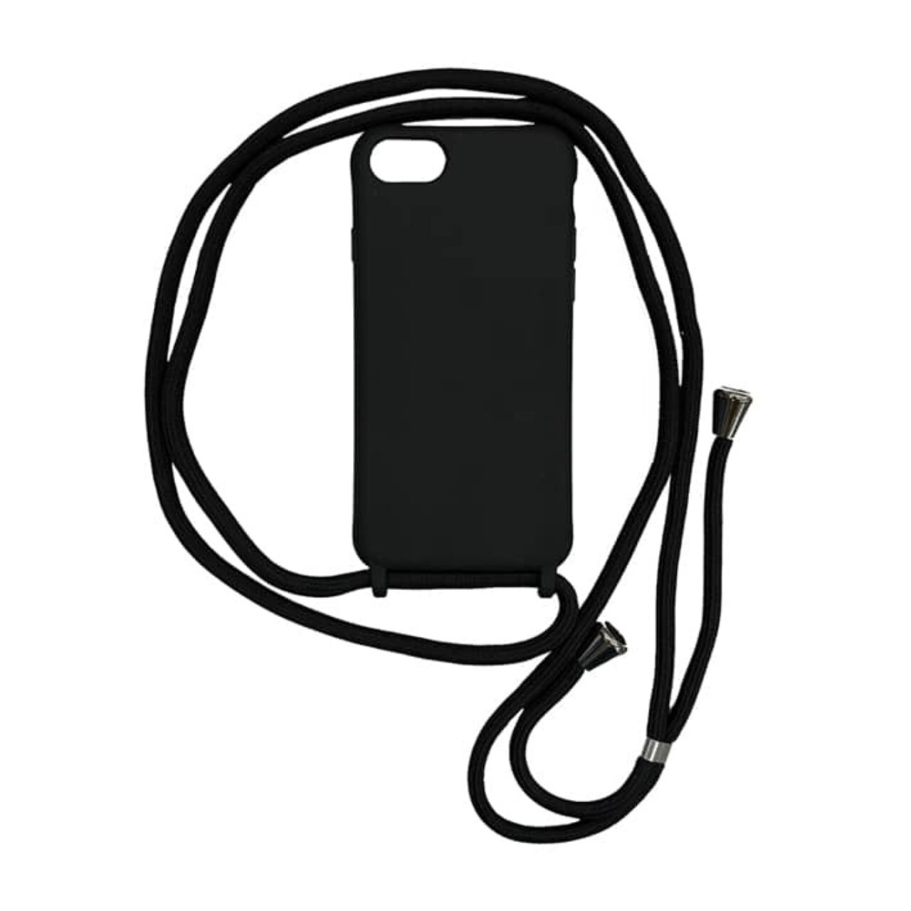 TPU Case With Cord for i Phone 7 G 8 G SE 2020 SE 2022 BLACK