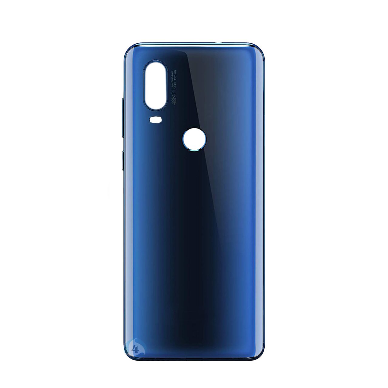 Motorola One Vision backcover blue