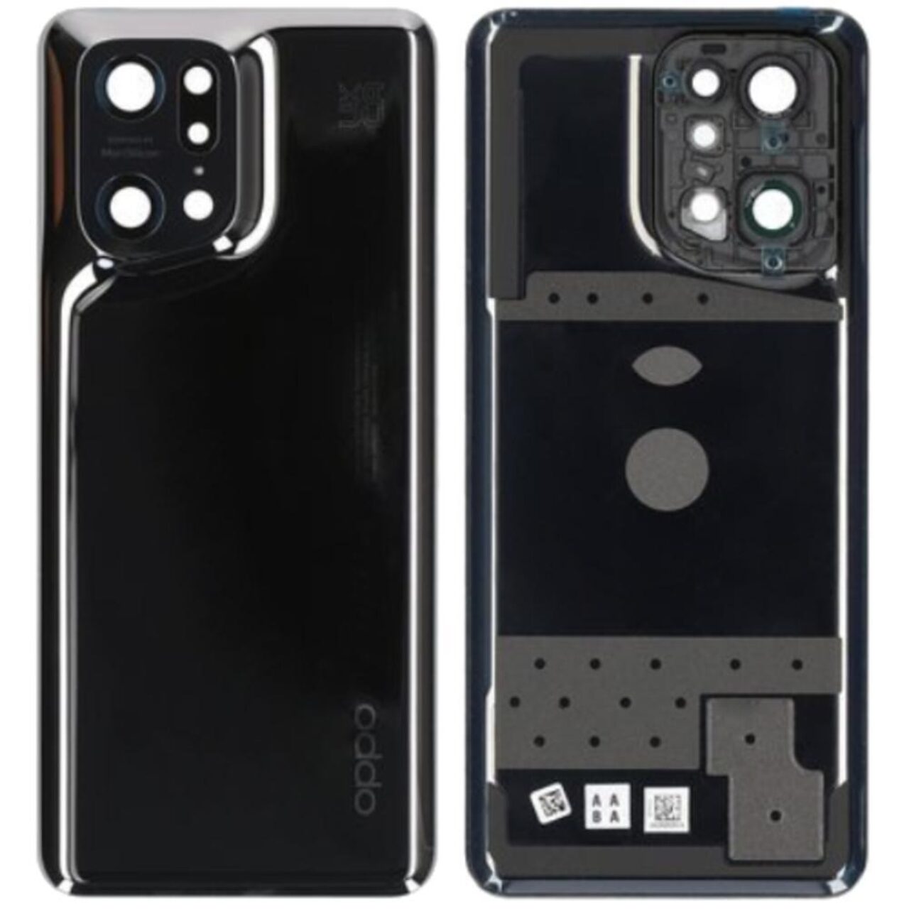 Backcover Black For Oppo Find X5