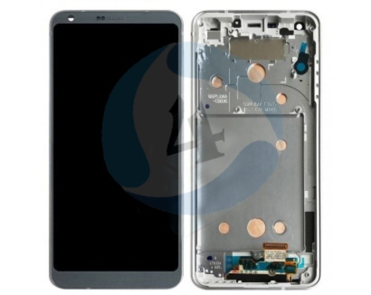 Lg G6 Lcd Complete Frame Black