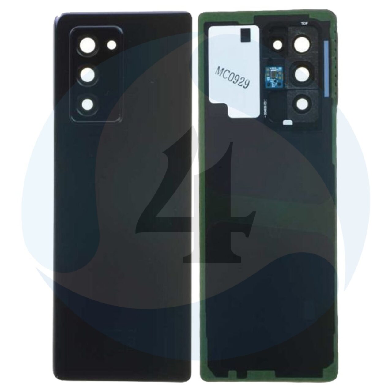 Backcover Service Pack Black For Samsung Galaxy Z Fold 2 5 G SM F916 GH82 23688 A