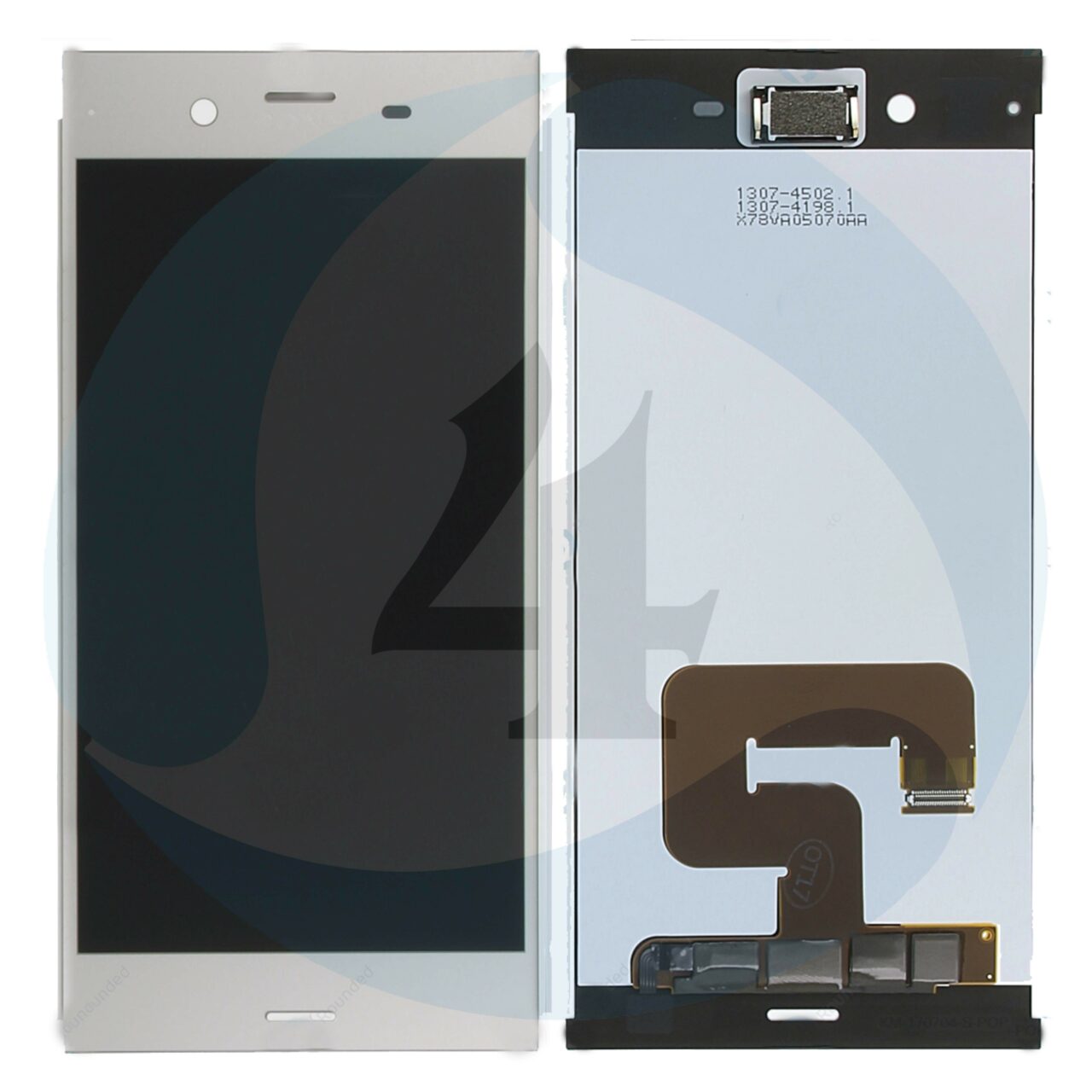 Sony Xperia XZ1 LC Dplus Touchscreen Black display scherm white