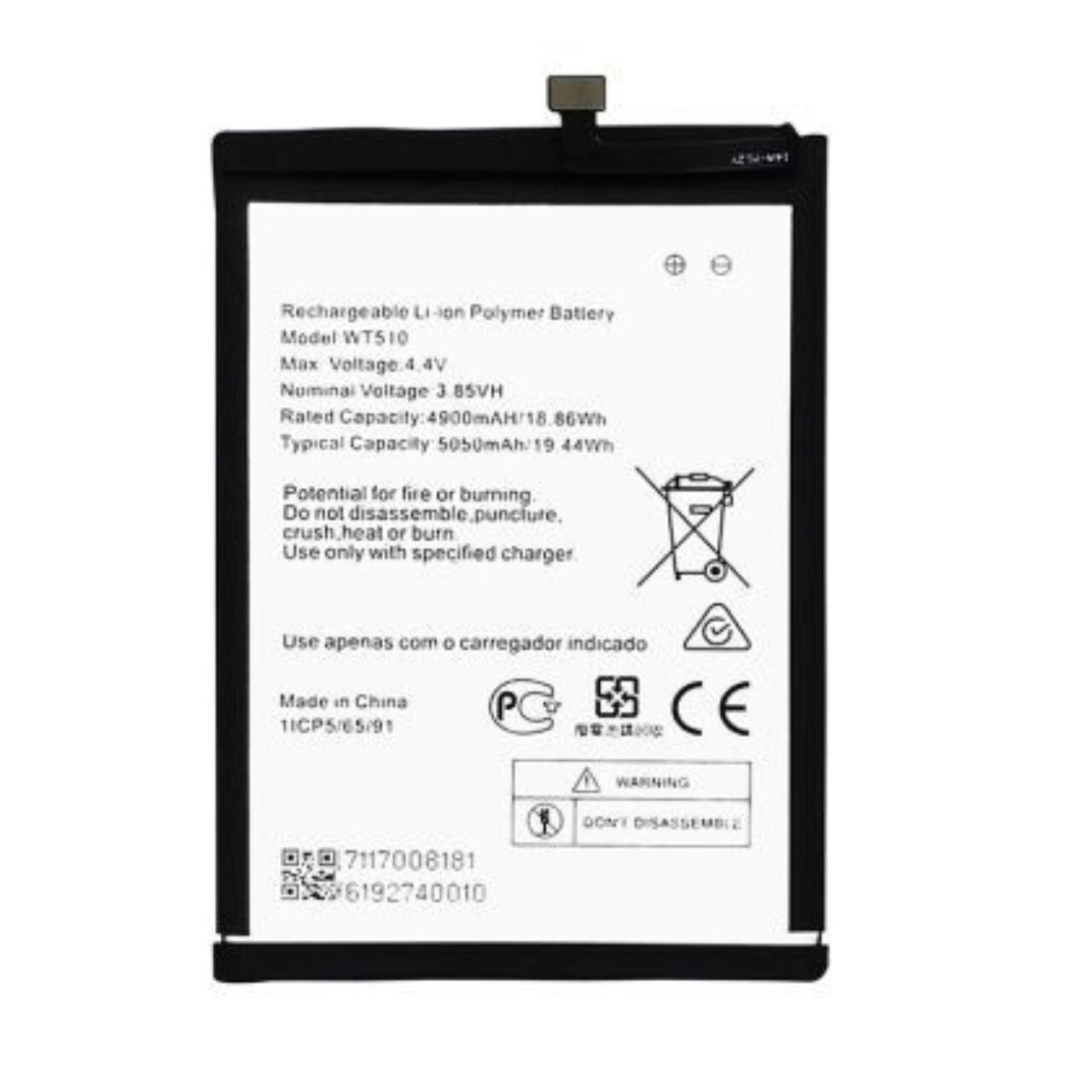 Battery WT510 For Nokia C32 C22 C21 Plus