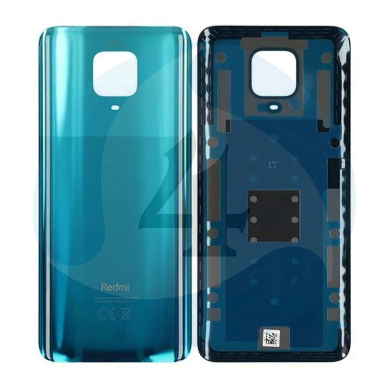 55050000771 Q Backcover green For Xiaomi Redmi Note 9 Pro M2003 J6 B2 G battijercover