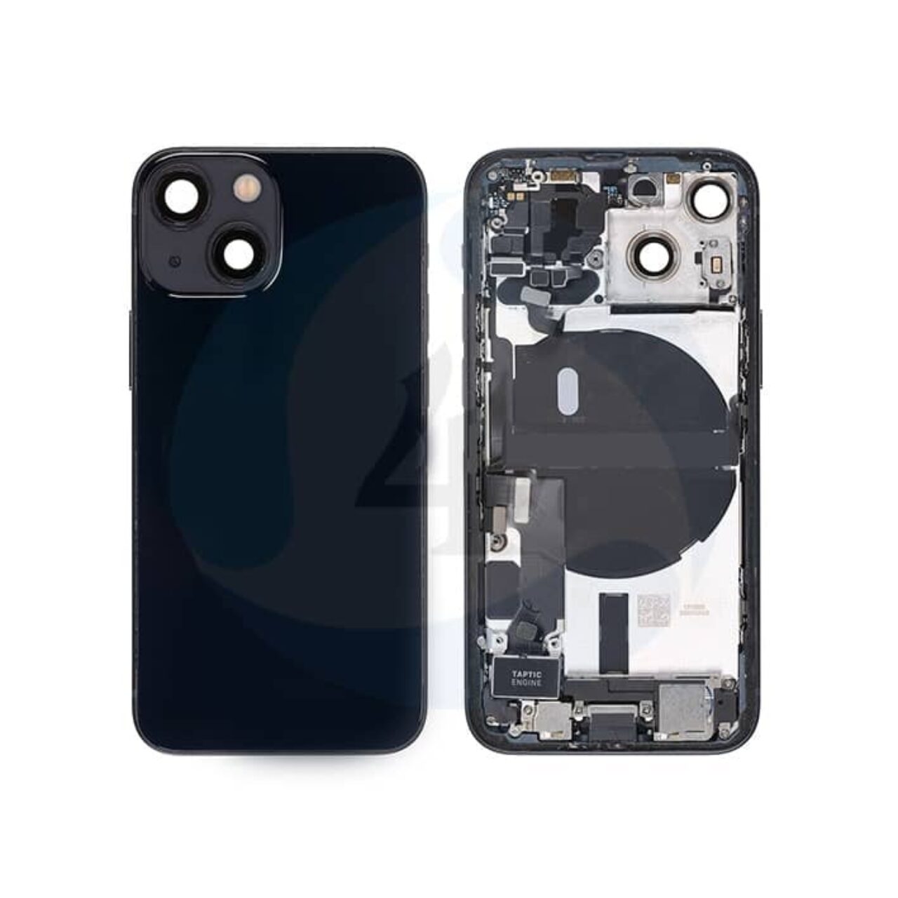 Backcover Pulled Black For i Phone 13 Mini