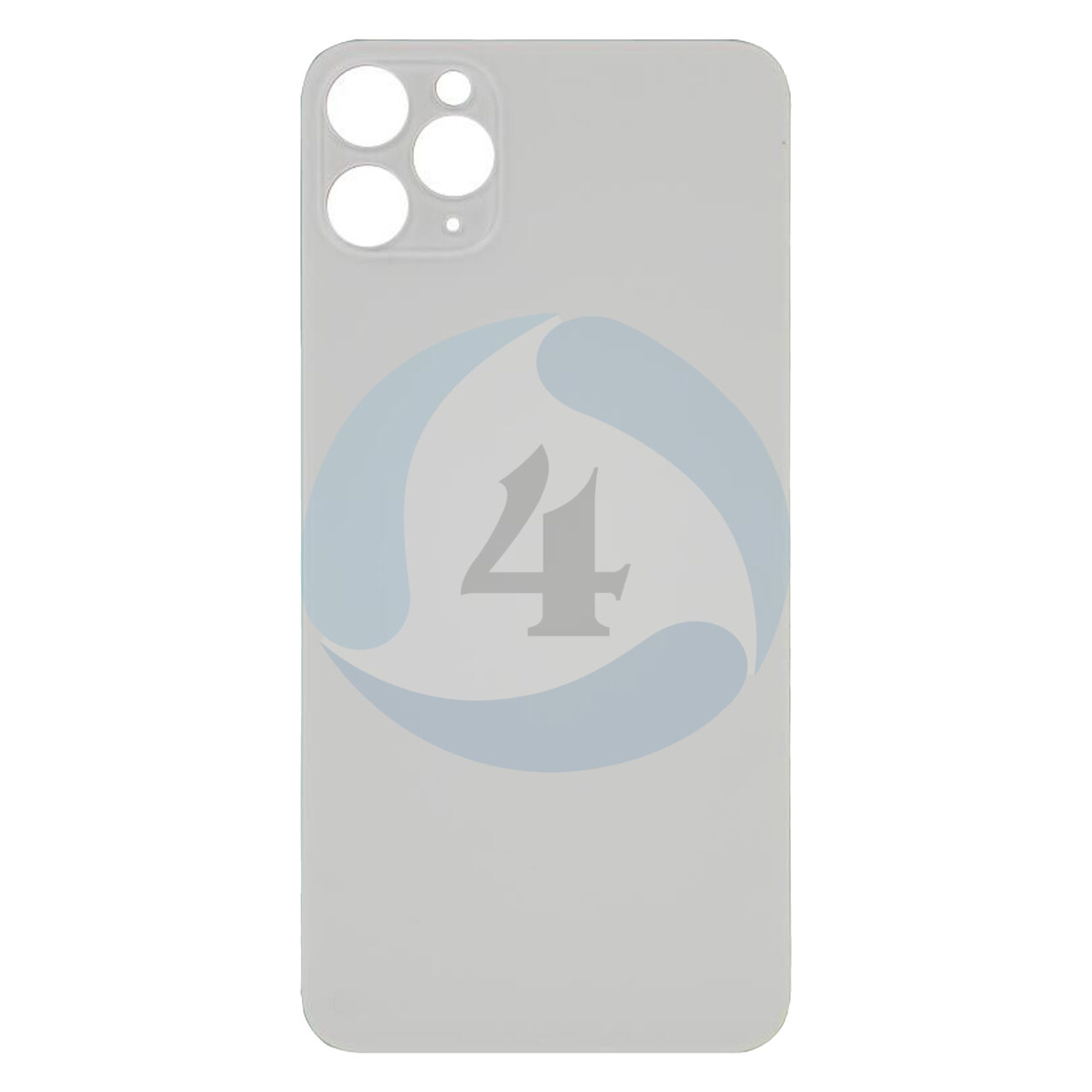 For Apple i Phone 11 Pro max backcover glas White