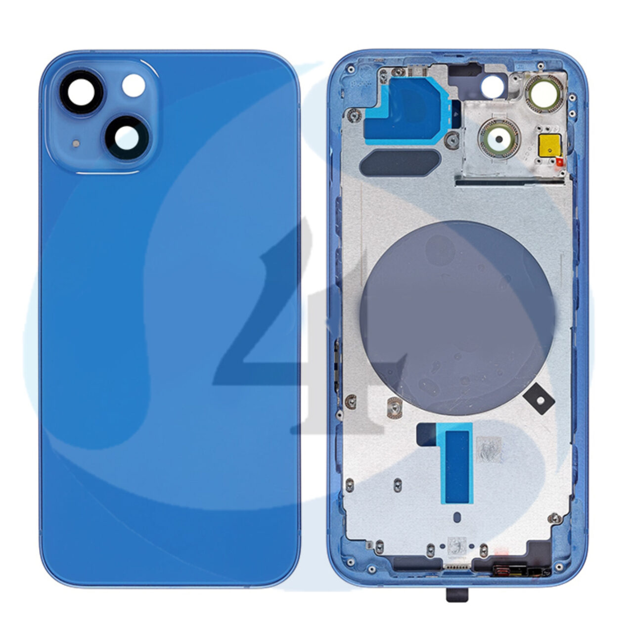 For iphone 13 mini rear housing with frame blue 11642083140908