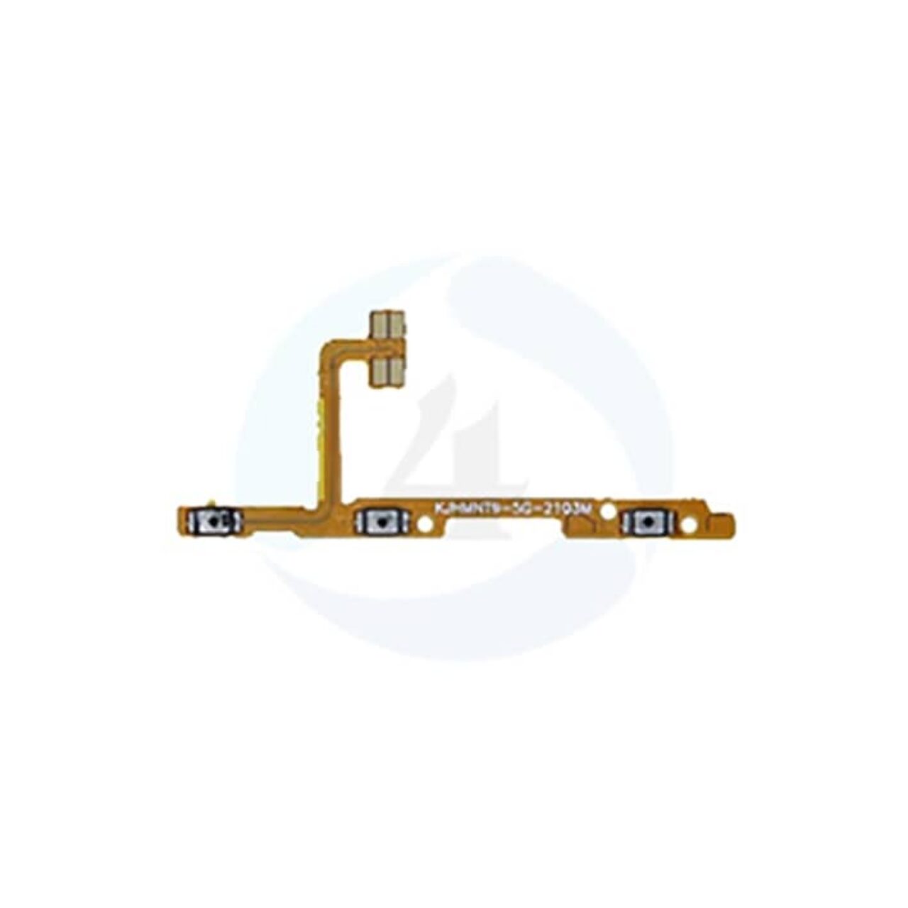 Power Volume Flex For Xiaomi Redmi Note 9 T M2007 J22 G