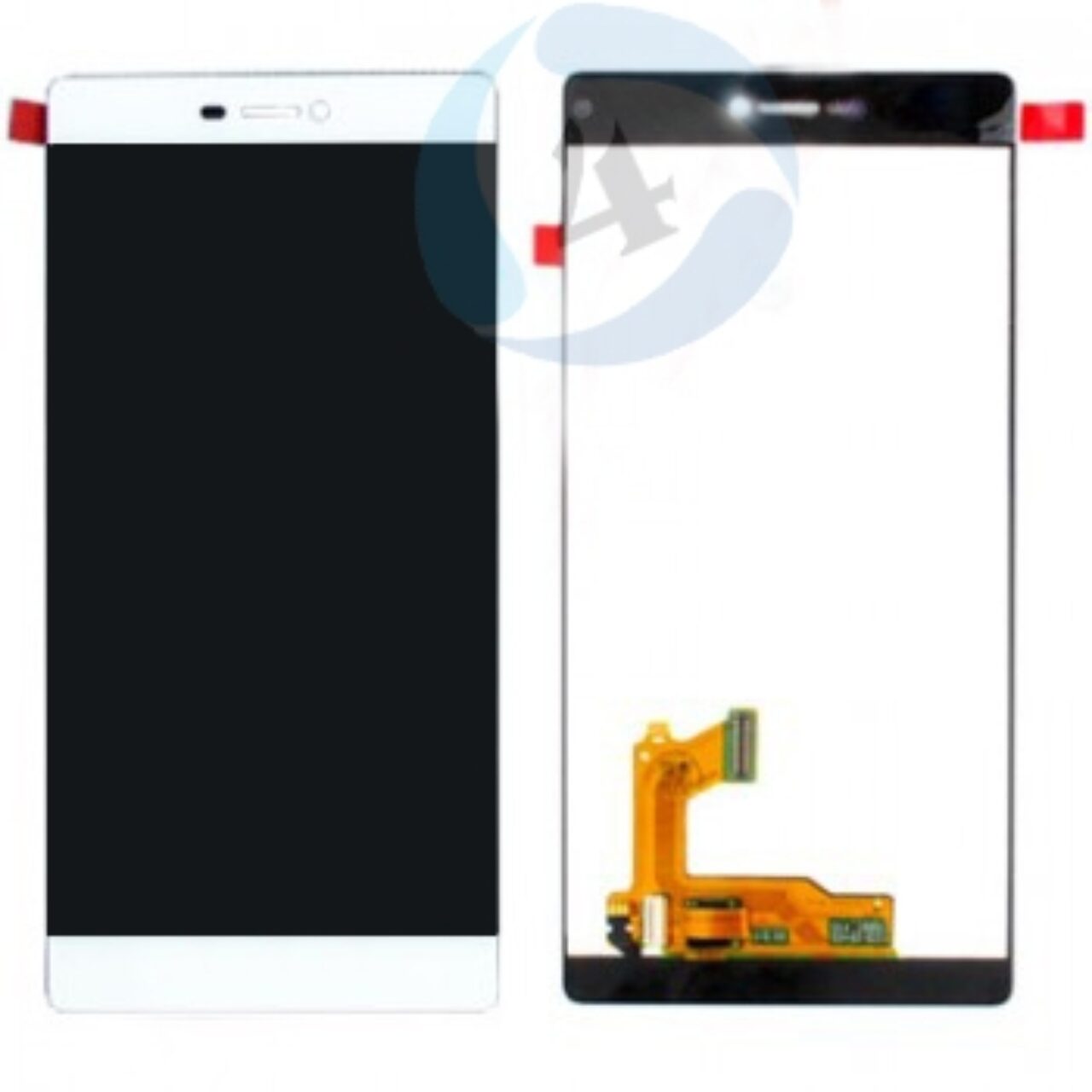 Huawei p8 lcd display touchscreen white