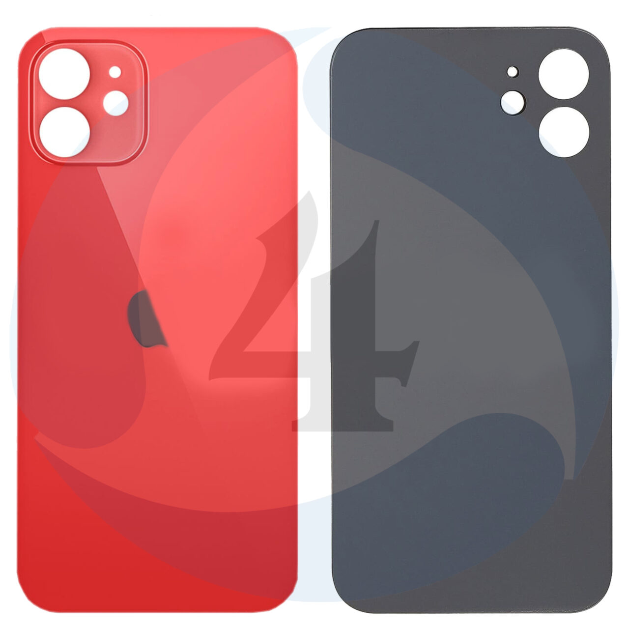 21003 replacement for iphone 12 mini back cover red 1