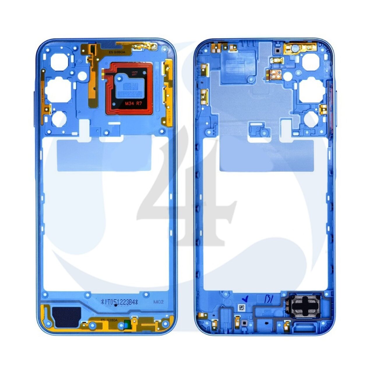Middle Frame Blue For Sam A25 A256