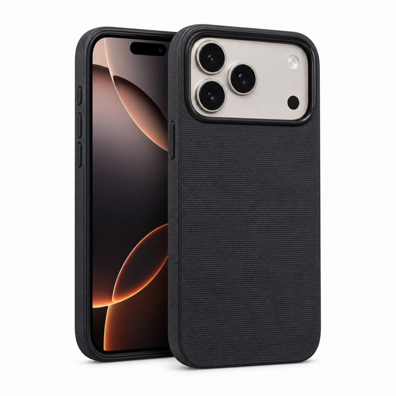 Magnetic Textured Case Black For i Phone Rectangle