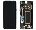 Samsung s9 titanium lcd digitiser complete g960f lcd scherm display service pack Black
