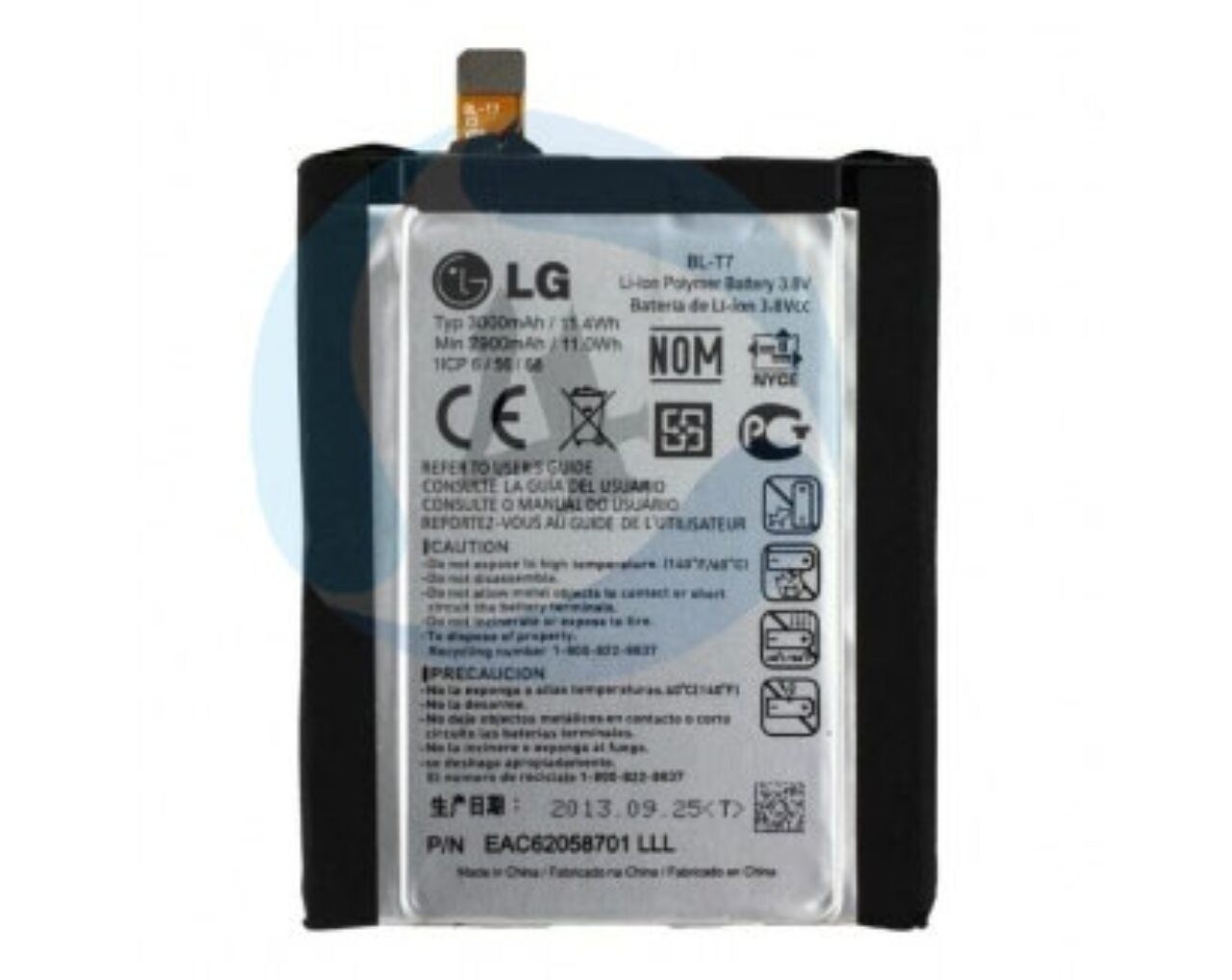 Replacement Battery For LG G2 D802 3000m Ah