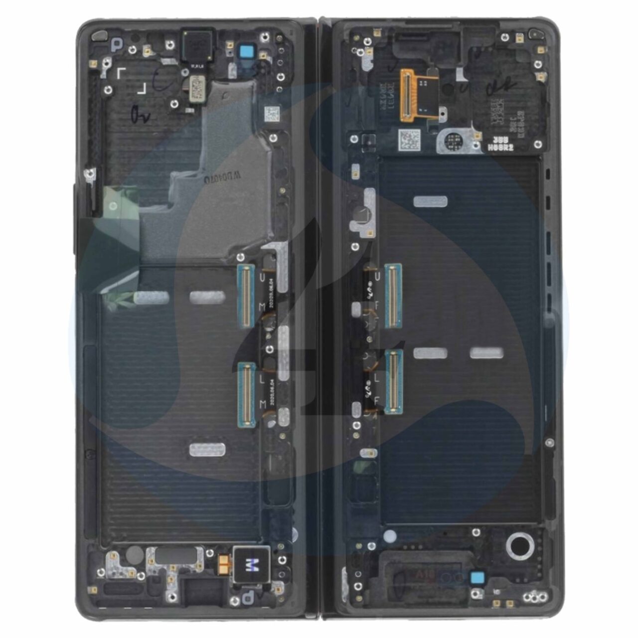 LCD Full Screen Service Pack Bronze Red Hinge For Samsung Galaxy Z Fold 2 5 G SM F916