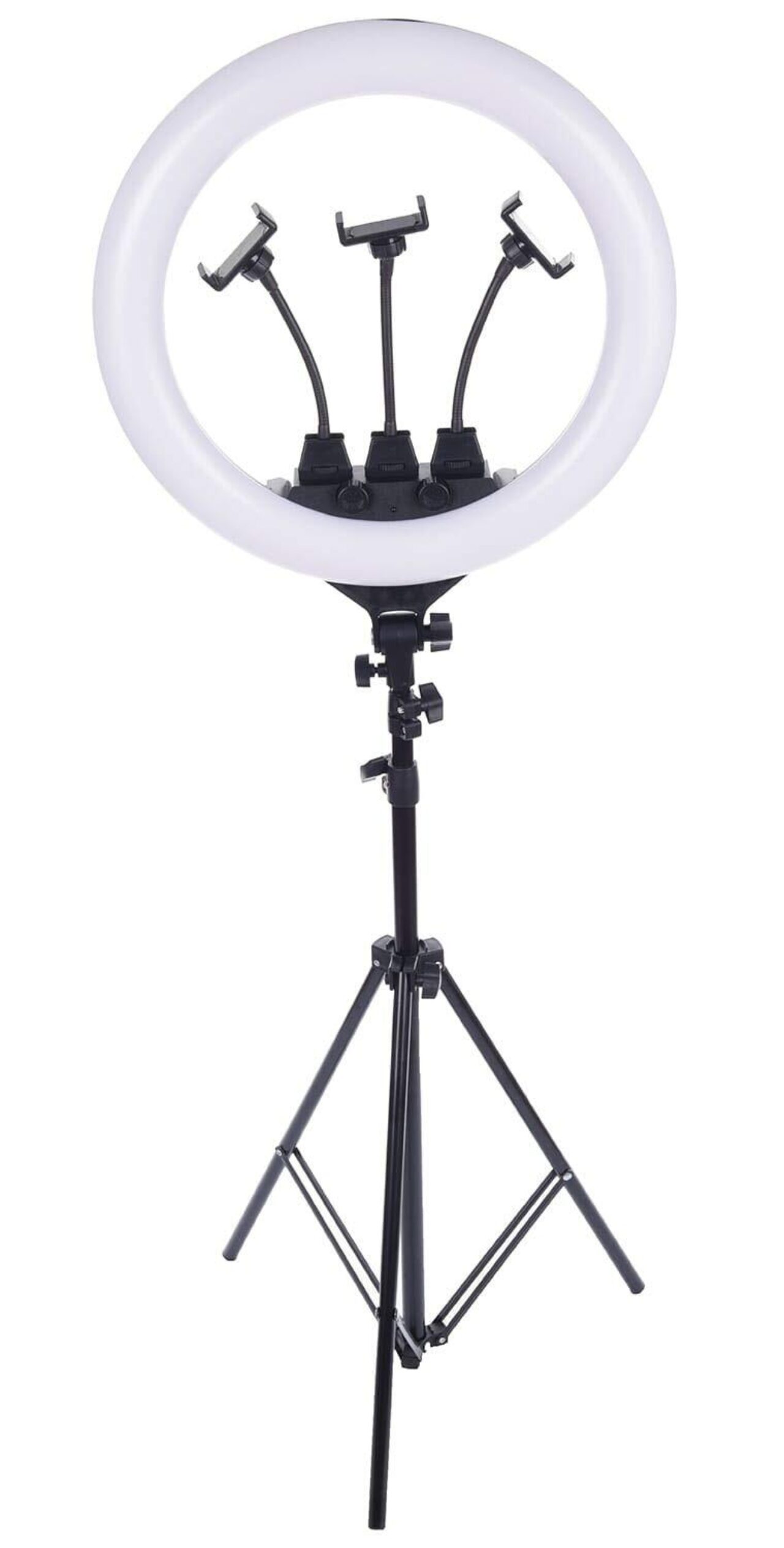 Ring Light ZB F348 Live Stream 45 cm 360 Degree Rotating With 3 Mobile Holder