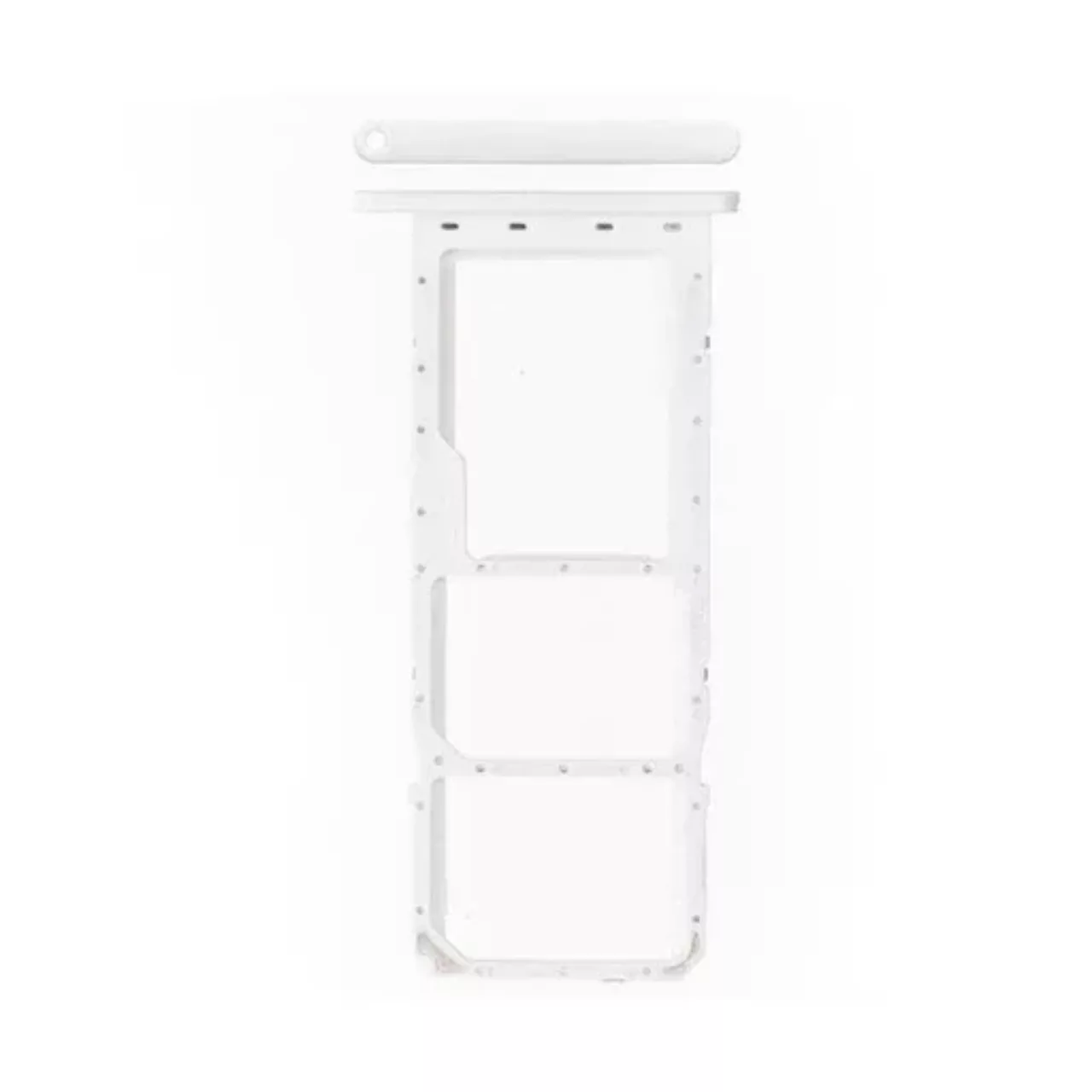 Sim Tray White For Samsung Galaxy A03s SM A037