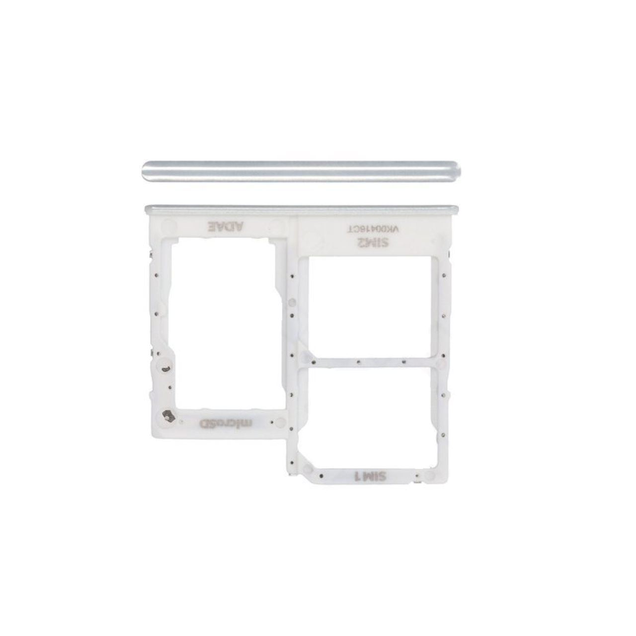 Samsung Galaxy A415 A41 sim tray Silver