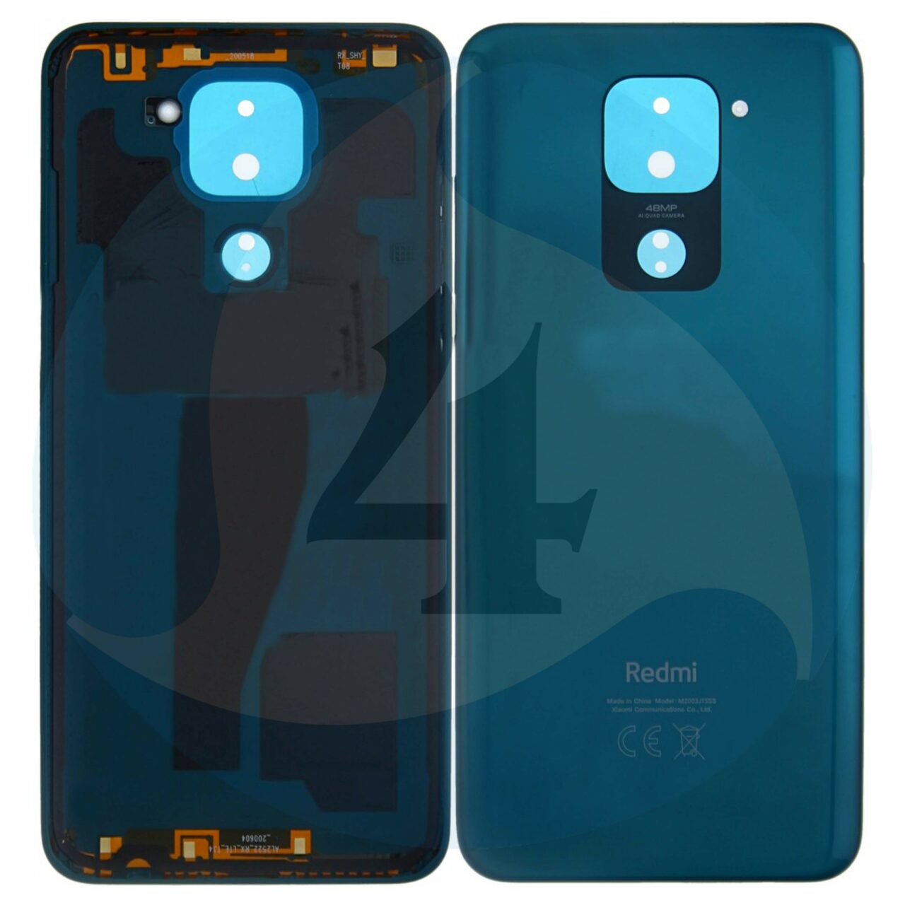 Xiaomi Redmi Note 9 M2003 J15 Battery Cover Green 1000x1000h