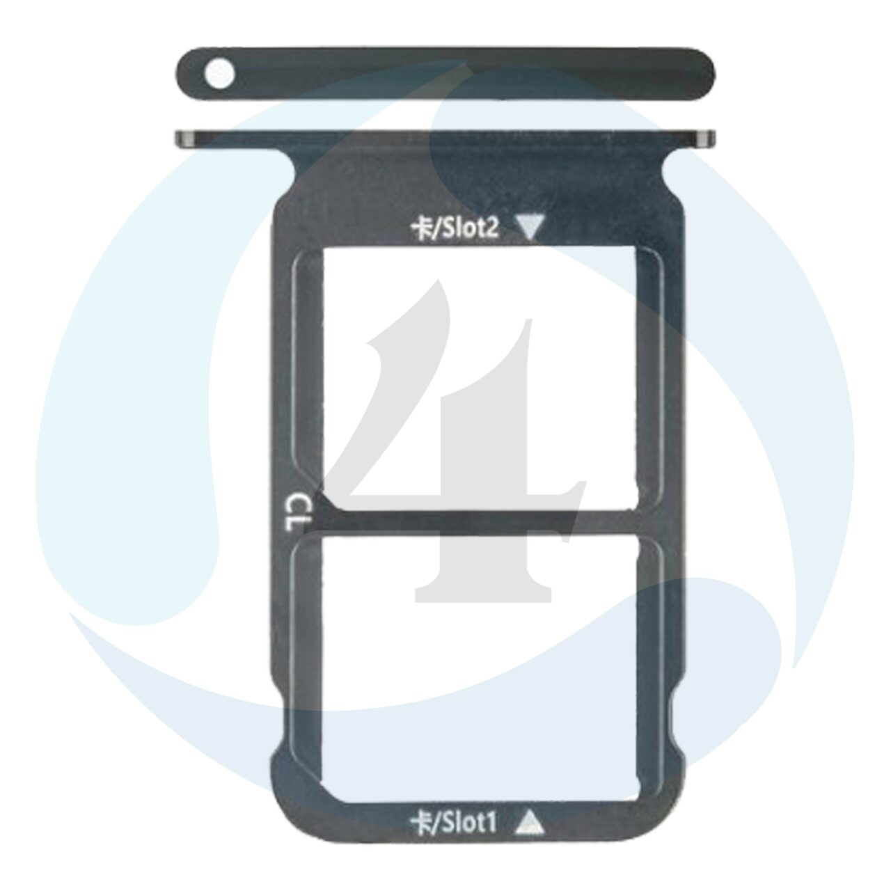 For huawei honor 10 sim tray sim door Black
