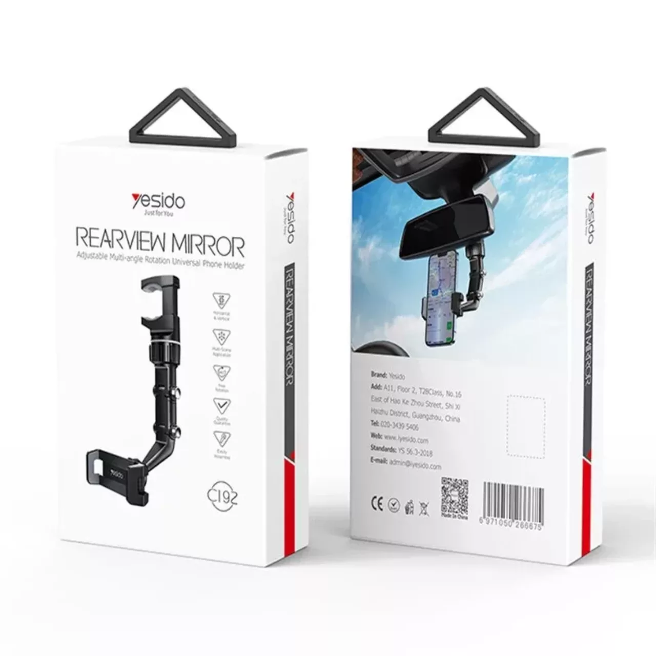 Yesido Phone Holder Rearview Mirror C192