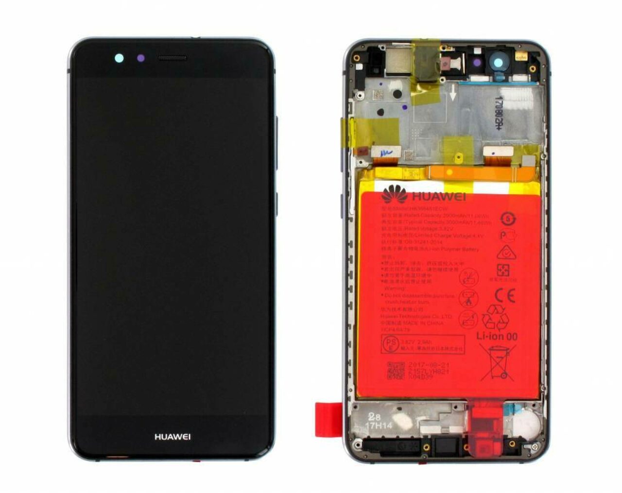 For Huawei P10 lite service pack lcd scherm display screen Black