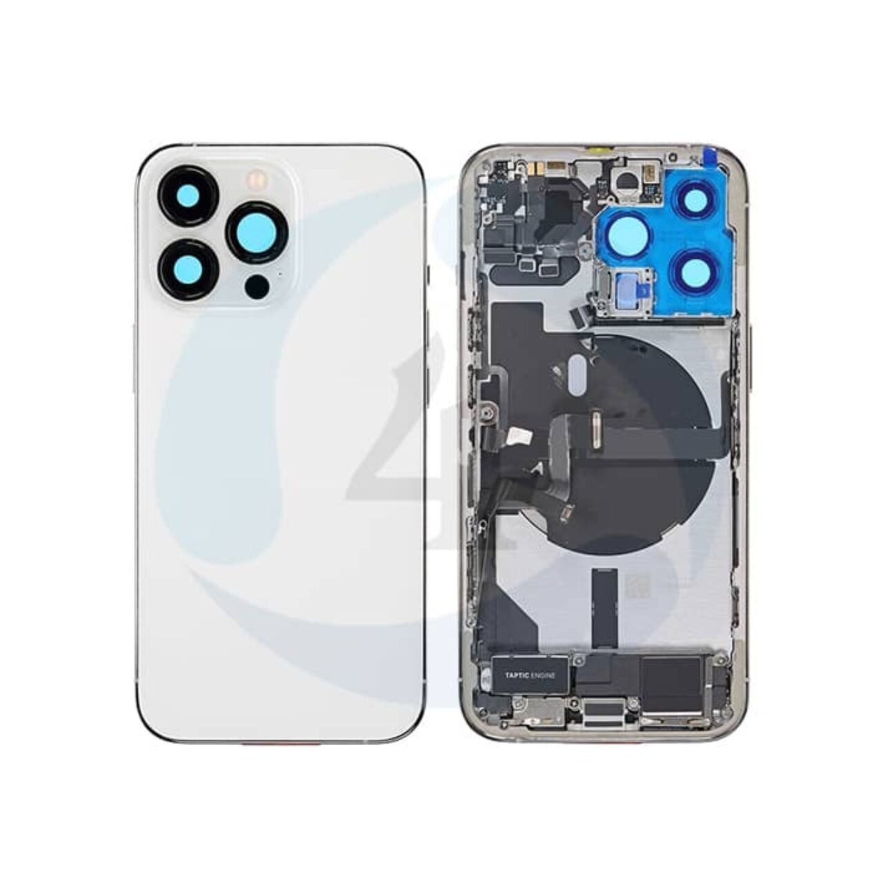 Backcover Pulled White For i Phone 13 Pro