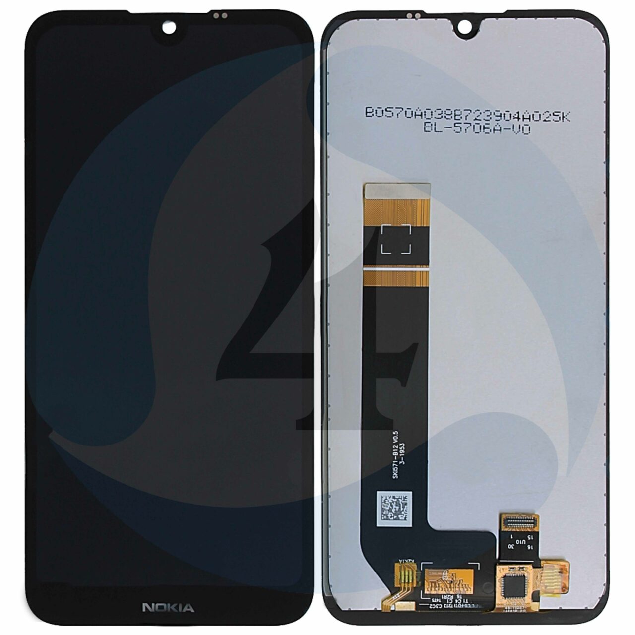 Nokia 1 3 ta 1205 ta 1216 display module lcd digitizer