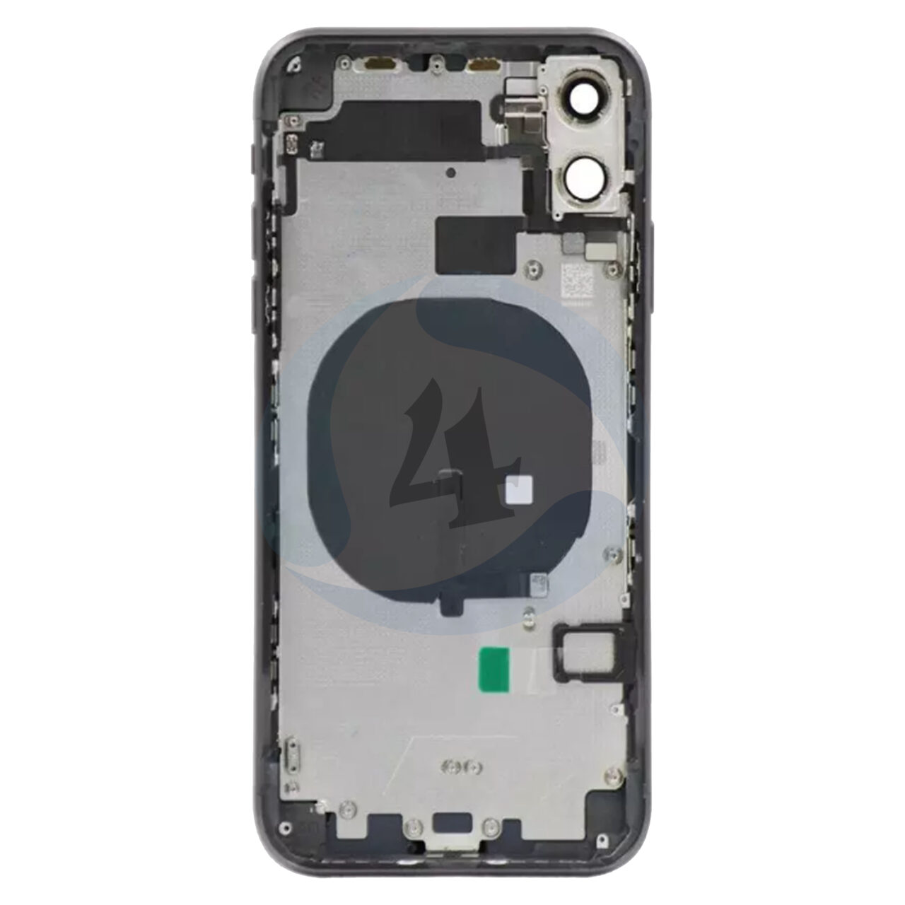 For Apple i Phone 11 batterij cover backcover housing Black