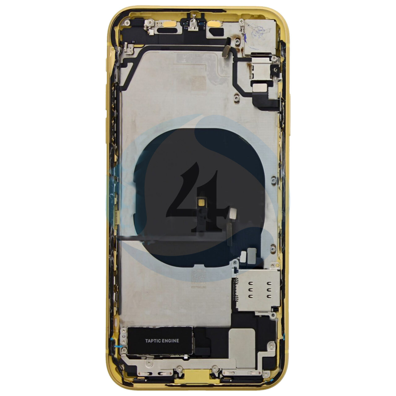 For Apple i Phone XR Batterij cover pulled compleet Yellow