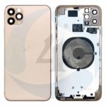20104 replacement for iphone 11 pro max rear housing with frame gold 1