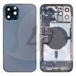 21811 replacement for iphone 12 pro max back cover full assembly pacific blue 1