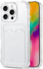 Backcover Case With Card Holder Transparent