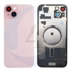 Backcover Glass Frame Pink For i Phone 15 Plus