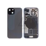 Backcover Glass Hooks Used Black For i Phone 15