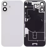 Backcover Glass With Small Parts Used OEM Pulled Grade A Pulled White For i Phone 16 Plus