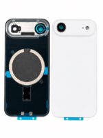 Backcover Glass With Steel Plate and Mag Safe Magnet No Logo Space White For i Phone 17 Air
